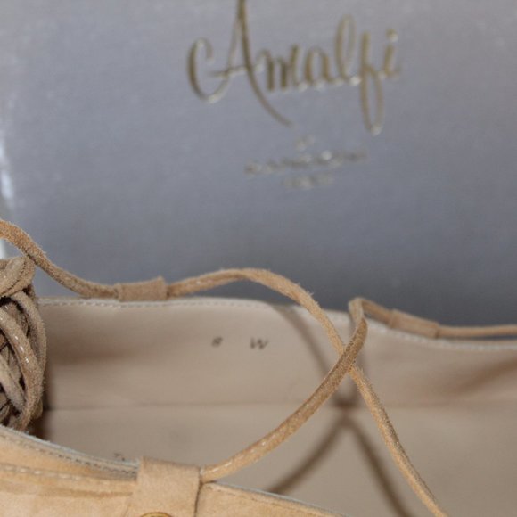 AMALFI by Rangoni Firenze.  Cashmere  (Desert Suede) FLAT SHOES --- NWT - Picture 15 of 15